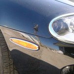 Jaguar XK8 XKR Chrome Front Side Bumper Reflector Rim R & L Sides